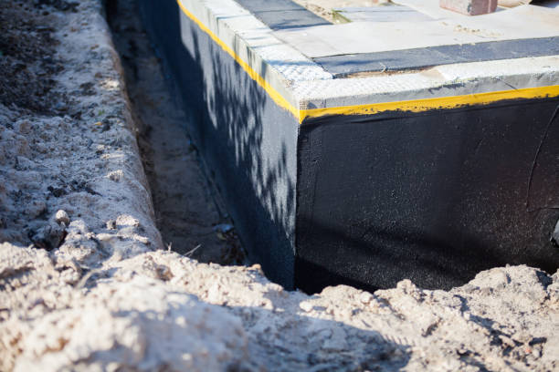 Professional Waterproofing technician working in Plainsboro, NJ